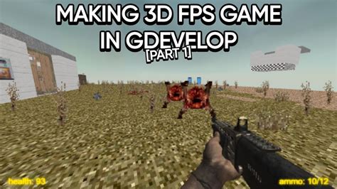 how to make a 3d game in gdevelop